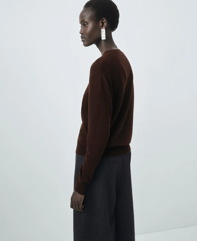 Mango Women's Wool Fine-Knit Sweater