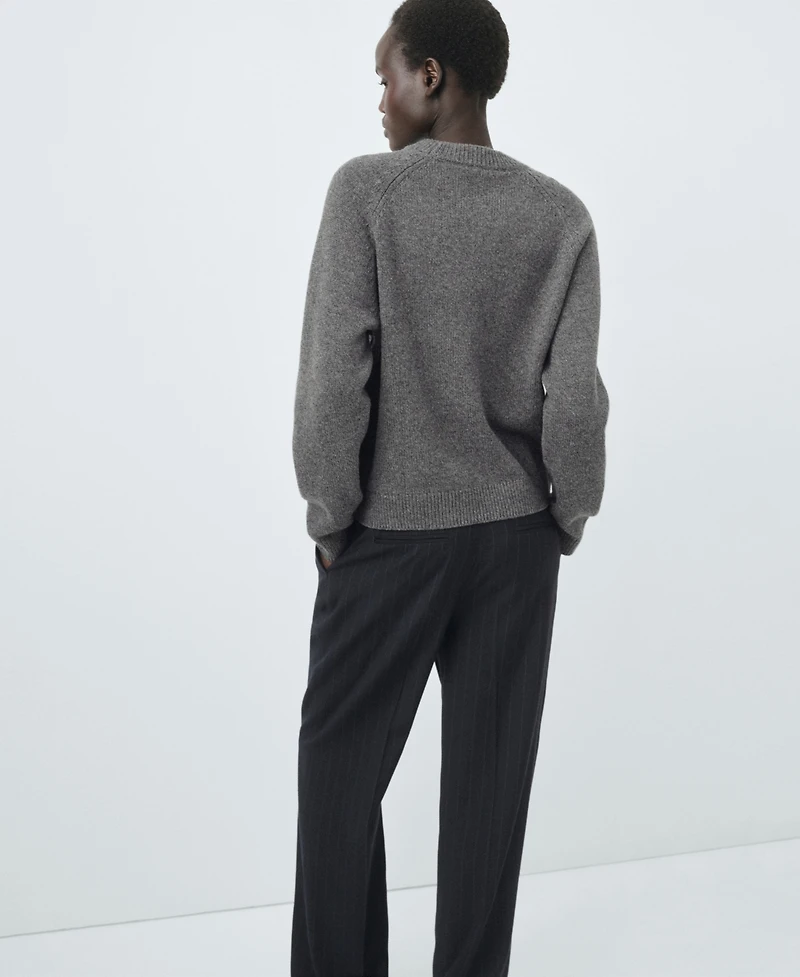 Mango Women's Chunky-Knit Wool Sweater