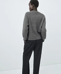 Mango Women's Chunky-Knit Wool Sweater