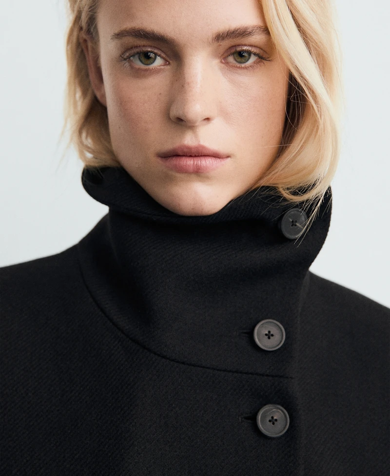 Mango Women's Manteco Wool Belt Coat
