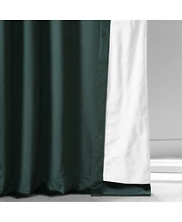 Half Price Drapes Spirit Green Signature Plush Velvet Hotel Blackout Curtain