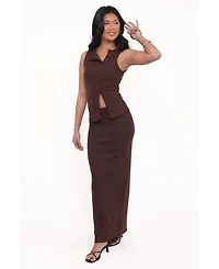 Petal and Pup Women's Adeline Two Piece Set - Chocolate