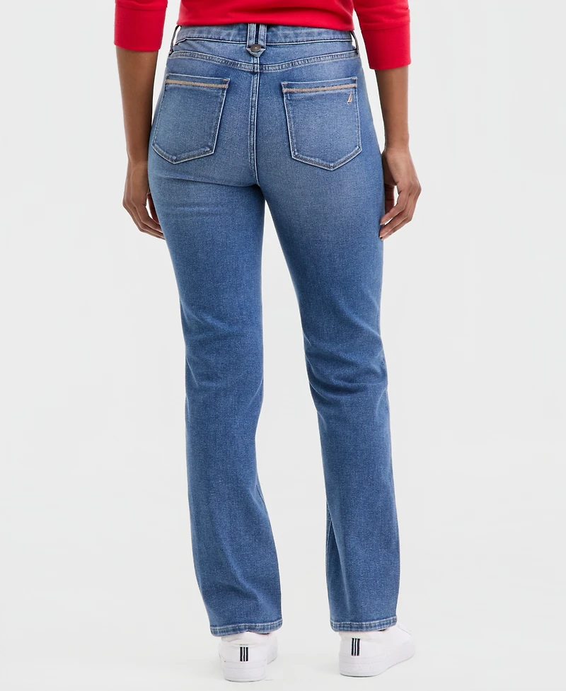 Nautica Jeans Women's Mid-Rise Straight