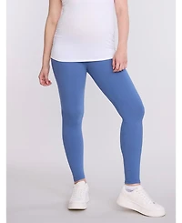 Motherhood Maternity Women's Essential Stretch Secret Fit Over the Belly Leggings