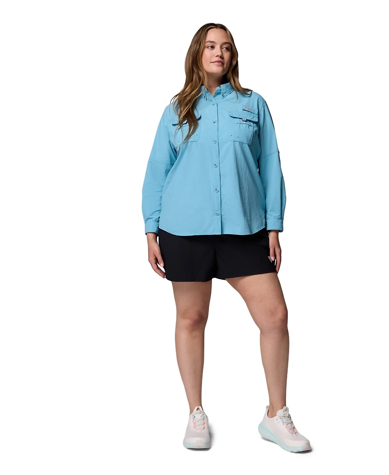Columbia Women's Bahama Ii Roll-Up Long-Sleeve Top