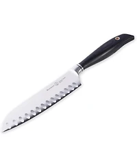 Messermeister Blacksmith Santoku Knife with Kullens / 6.5”