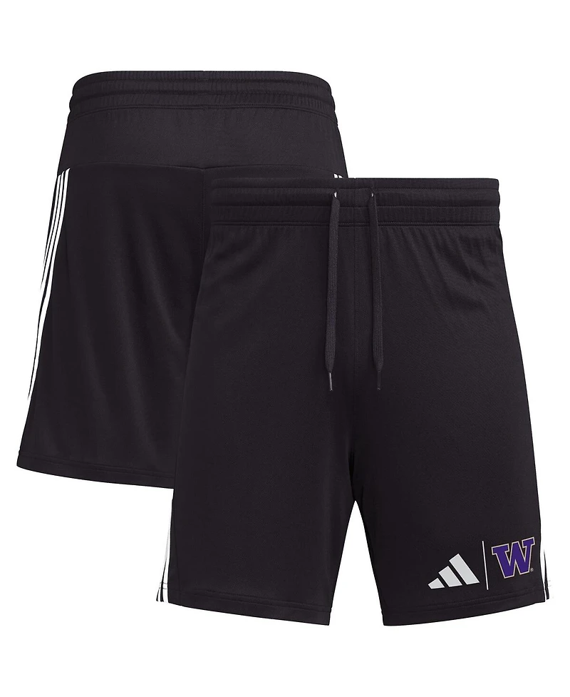 Adidas Men's Black Washington Huskies Aeroready 7" Shorts
