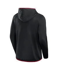 Fanatics Men's Black/Crimson Alabama Crimson Tide Transitional Hoodie T-Shirt