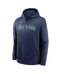 Nike Men's Julio Rodriguez Navy Seattle Mariners Player Name Number Club Fleece Pullover Hoodie
