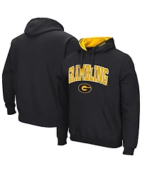 Colosseum Men's Black Grambling Tigers Arch Logo 3.0 Pullover Hoodie