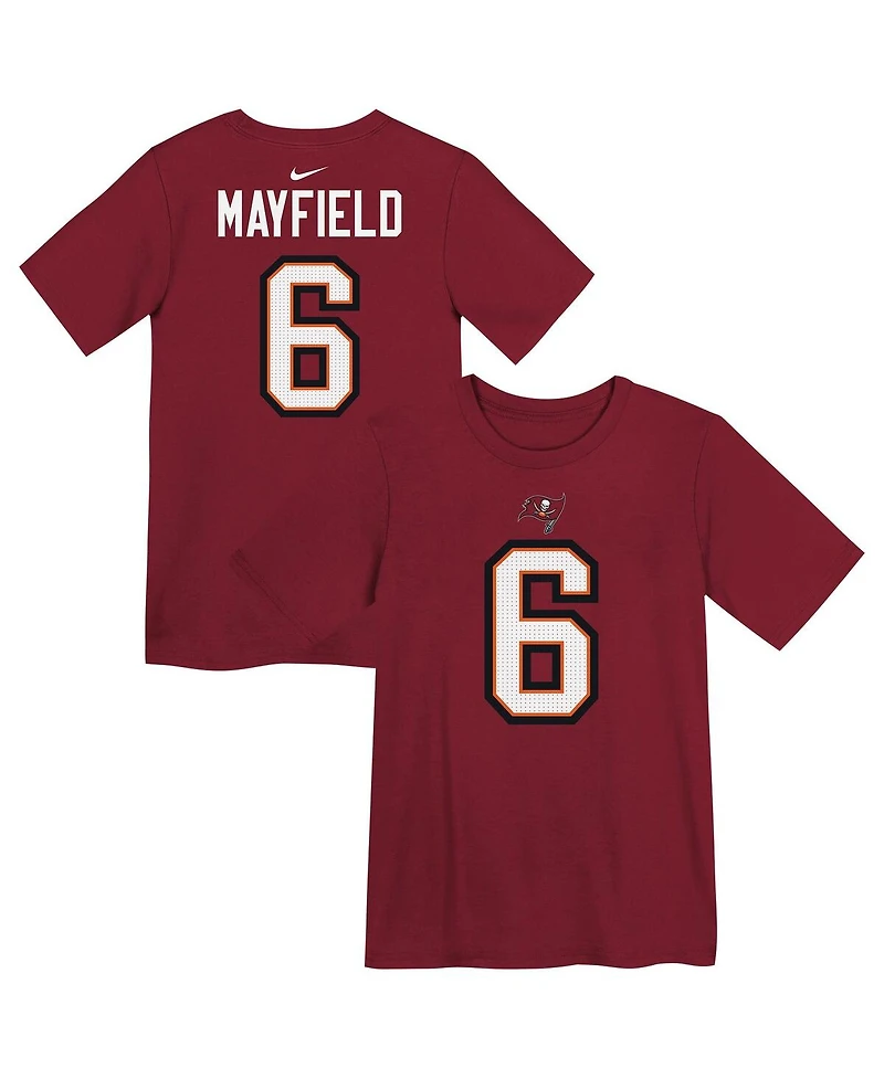 Nike Preschool Baker Mayfield Red Tampa Bay Buccaneers Player Name Number T-Shirt