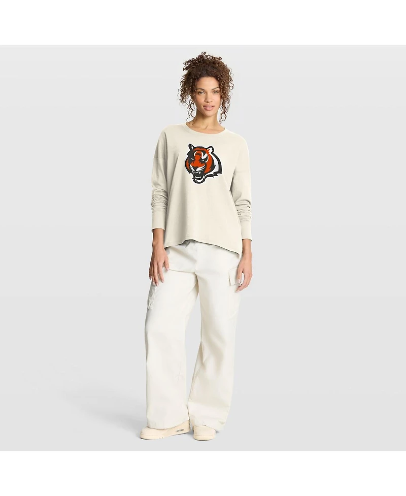 Fanatics Women's Cream Cincinnati Bengals Dove Legacy Long Sleeve T-Shirt