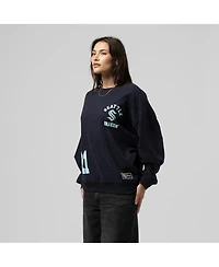 Mitchell & Ness Women's Deep Sea Blue Seattle Kraken Vintage Crewneck Sweatshirt