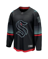 Fanatics Men's Matty Beniers Black Seattle Kraken Alternate Breakaway Player Jersey