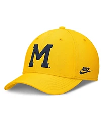 Nike Men's Maize Michigan Wolverines Rise Academic Dri-fit Flex Hat
