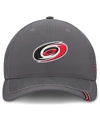 Fanatics Men's Gray Carolina Hurricanes Clincher Team Stripes Flex Hat