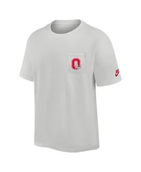 Nike Men's Gray Ohio State Buckeyes Legacy 2-Hit Max90 Pocket T-Shirt