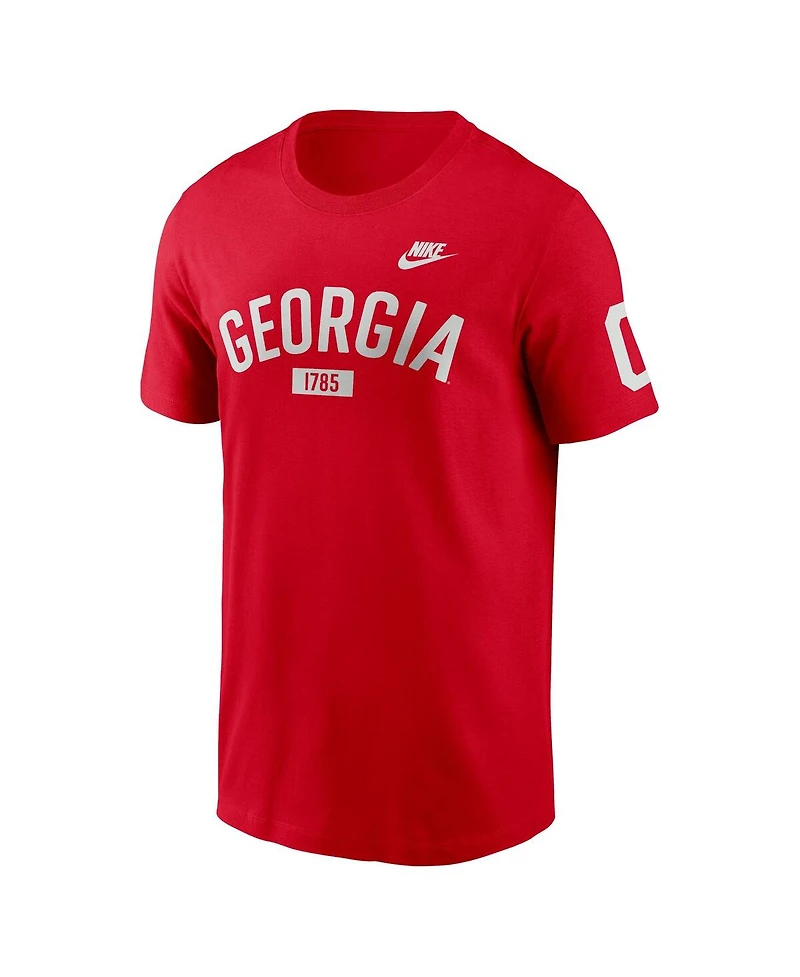 Nike Men's Red Georgia Bulldogs Legacy Arch T-Shirt