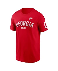 Nike Men's Red Georgia Bulldogs Legacy Arch T-Shirt