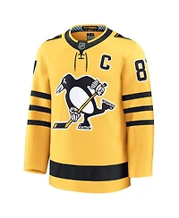 Fanatics Men's Sidney Crosby Gold Pittsburgh Penguins Alternate Premium Player Jersey