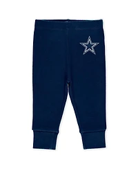 Wear by Erin Andrews Baby Boys and Girls Newborn 3-Piece Dallas Cowboys Turn Me Around Bodysuits Pant Set