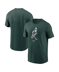 Nike Men's Green Michigan State Spartans Hockey Sparty Sport T-Shirt