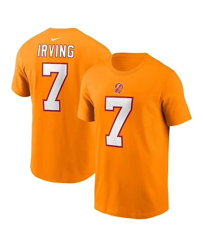 Nike Men's Bucky Irving Orange Tampa Bay Buccaneers Player Name Number T-Shirt