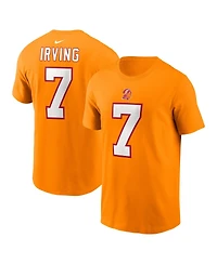 Nike Men's Bucky Irving Orange Tampa Bay Buccaneers Player Name Number T-Shirt