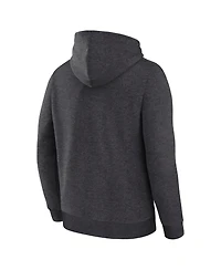 Fanatics Men's Heather Charcoal Los Angeles Dodgers 2025 National League Champions Locker Room Hoodie