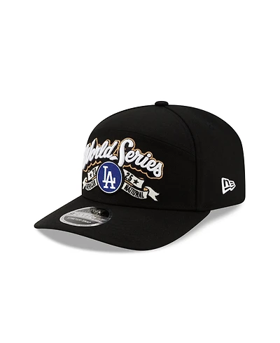 New Era Men's Black Los Angeles Dodgers 2025 National League Champions Locker Room 9SEVENTY Adjustable Hat