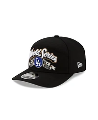 New Era Men's Black Los Angeles Dodgers 2025 National League Champions Locker Room 9SEVENTY Adjustable Hat
