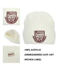 Harry Potter Men's Hogwarts Embroidery And Woven Patch Acrylic Knit Cuff Beanie