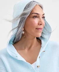 Style & Co Women's Cotton Hoodie Sweater, Macy's Exclusive