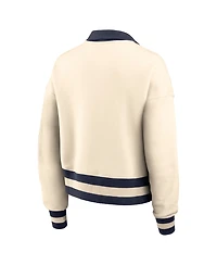 Jordan Women's Tan North Carolina Tar Heels Legacy Half-Zip Sweatshirt