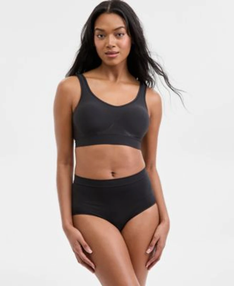Bali Womens Comfort Revolution Comfortflex Seamless Shaping Bra One Smooth U All Over Smoothing Brief Underwear