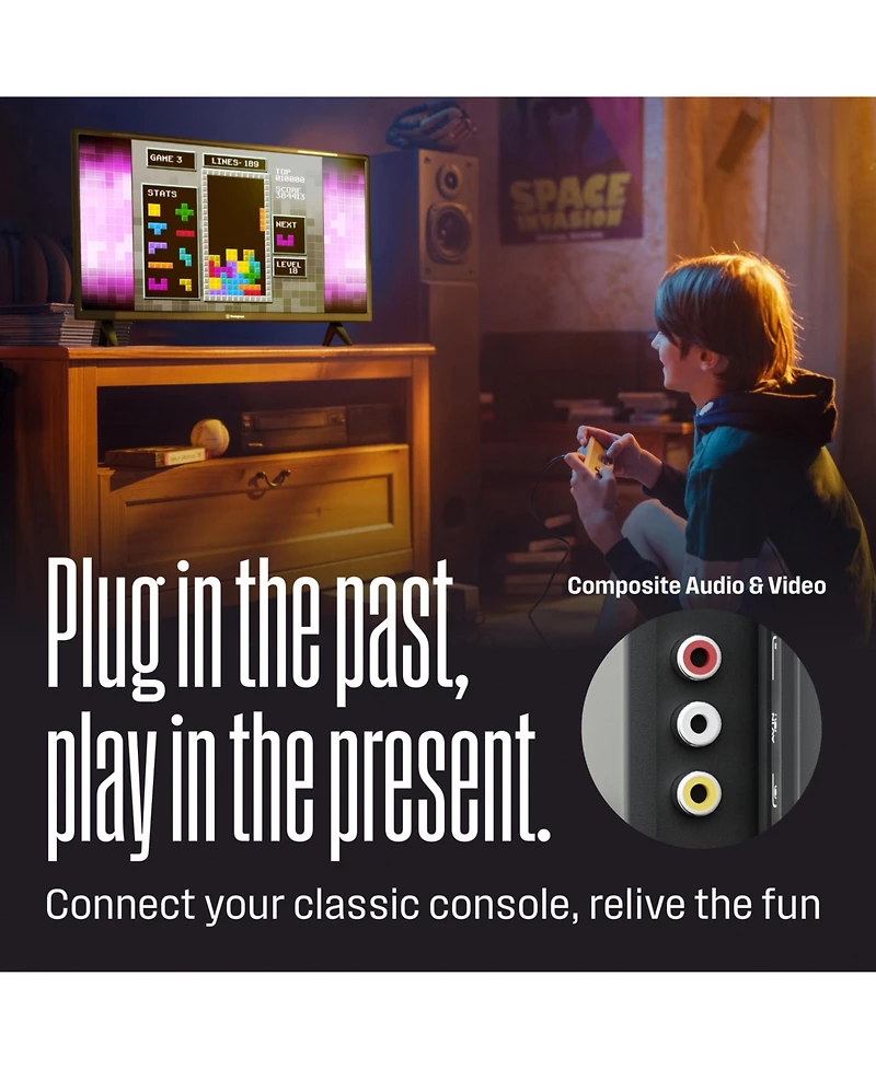 Westinghouse 32" Hd Led Non-Smart Tv – Flat Screen with Hdmi, Usb, Vga & V-Chip Parental Controls, Works with Fire Stick, Roku, Apple Tv