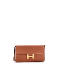 Pre-Owned Hermes Constance To Go Wallet Evercolor