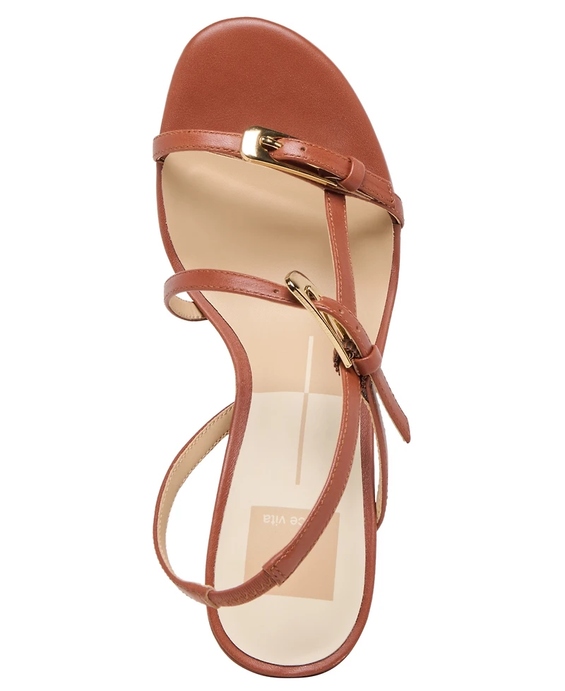 Dolce Vita Women's Faye Strappy Buckle Block Heel Dress Sandals