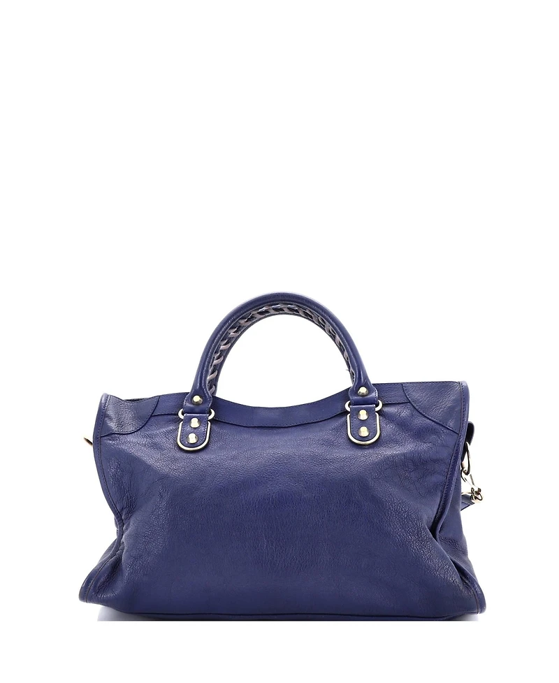 Pre-Owned Balenciaga Medium City Classic Metallic Edge Bag Leather