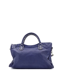 Pre-Owned Balenciaga Medium City Classic Metallic Edge Bag Leather