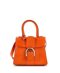 Pre-Owned Delvaux Mini Brillant Top Handle Bag Leather