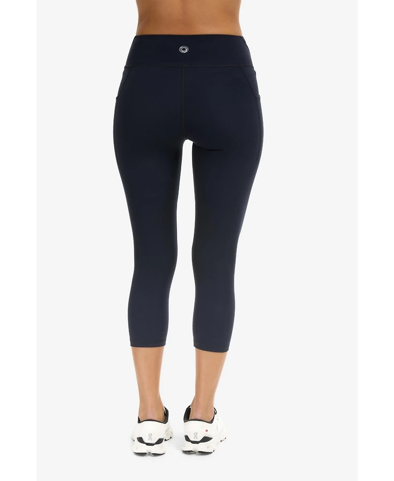 BloqUV Women's Upf 50+ Sun Protective Compression Capri Leggings