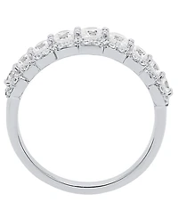 Forever Grown Diamonds Diamond Ring (1 ct. t.w.) in 14K Gold Plated Sterling Silver White Rhodium
