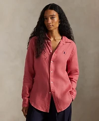 Polo Ralph Lauren Women's Classic-Fit 100% Linen Shirt