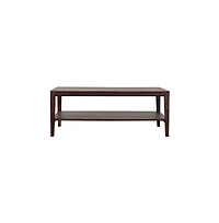 Porter Designs Fall River Solid Sheesham Wood Coffee Table, Gray