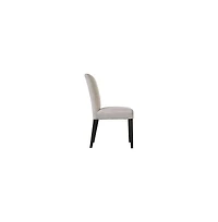 Porter Designs Enna Solid Wood Dining Chair, Cream (Set of 2)