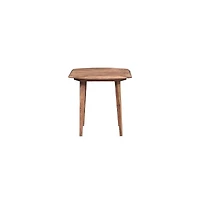 Porter Designs Fusion Solid Sheesham Wood End Table, Natural