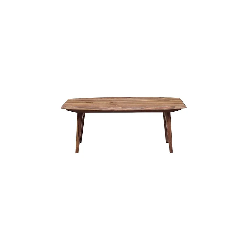 Porter Designs Fusion Solid Sheesham Wood Coffee Table, Natural