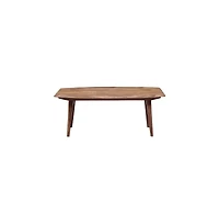 Porter Designs Fusion Solid Sheesham Wood Coffee Table, Natural