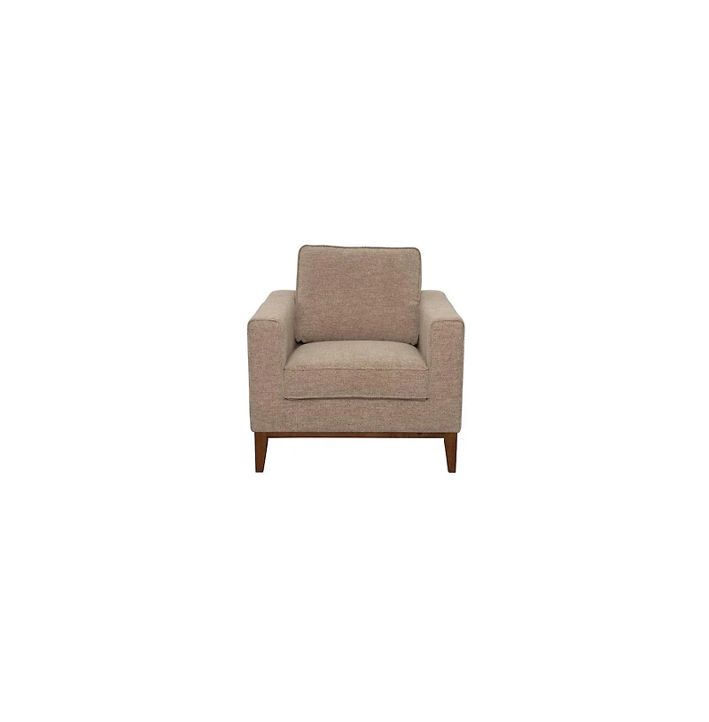 Porter Designs Annie Wood Trim Chair, Cream